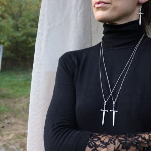 Mač naušnice / ogrlica - Slika 4