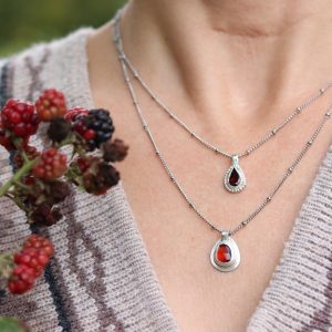 Crystal fern necklace - Image 4