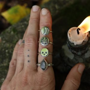 Rustic silver rings - Image 3